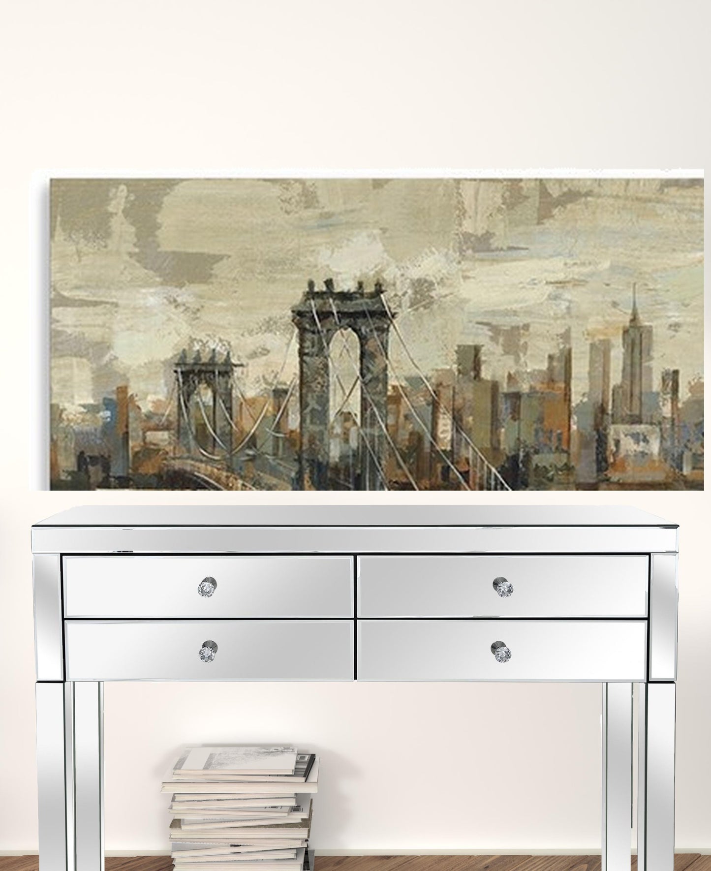 Vintage Inspired NYC Skyline Unframed Print