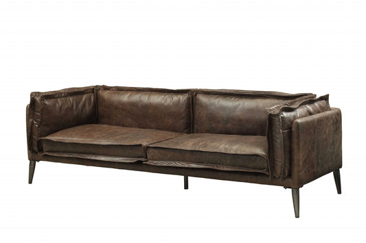94" Premium Top Grain Leather Sofa
